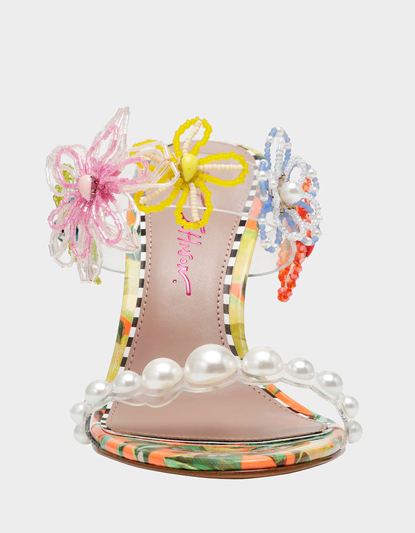 Betsey Johnson Goldiee Yellow Multi