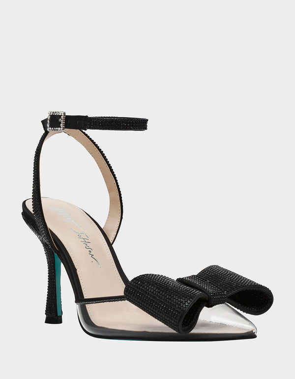 Betsey Johnson Hart Black