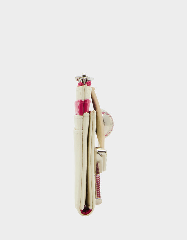 Betsey Johnson Hit Me Up Bifold White