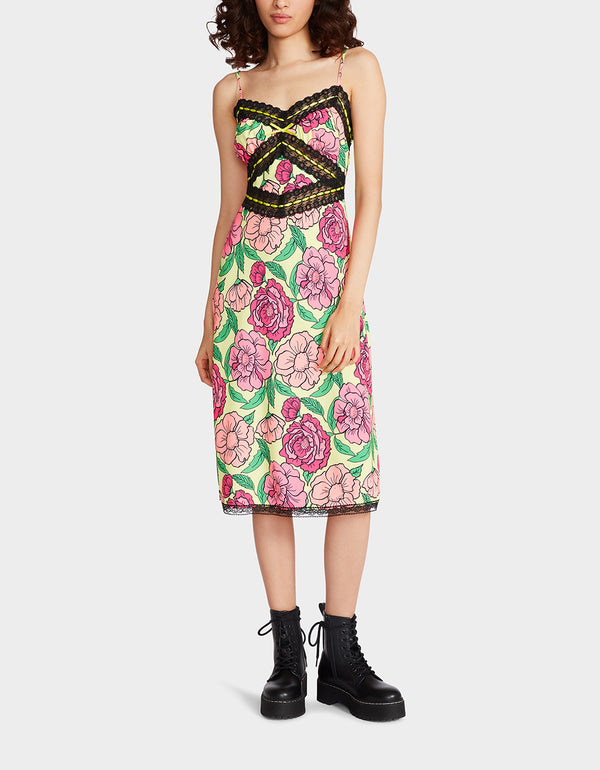 betsey johnson Hollywood Midi Dress Lime