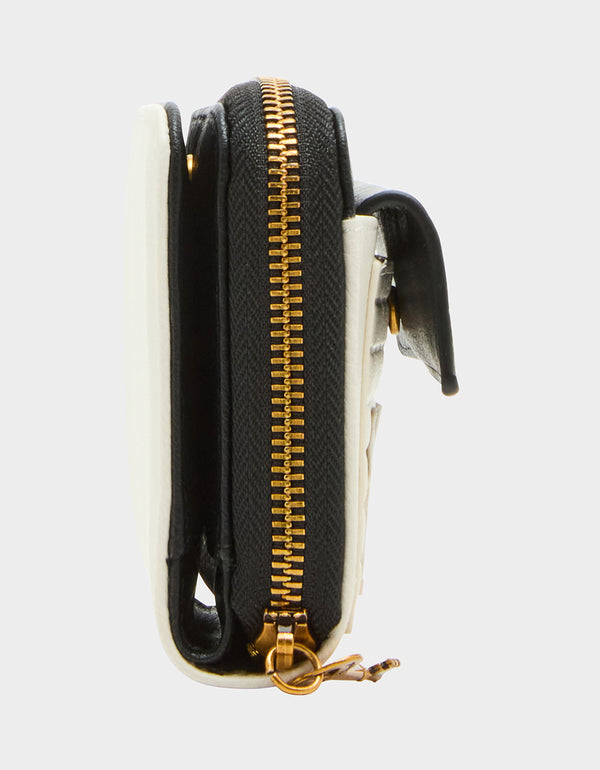 Betsey Johnson House Of Betsey Wallet Black White