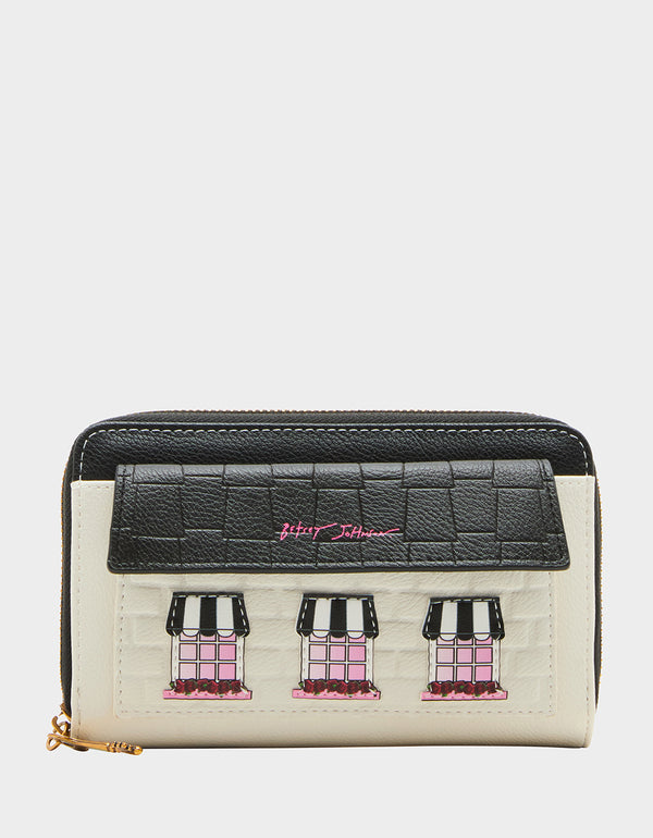 betsey johnson House Of Betsey Wallet Black White