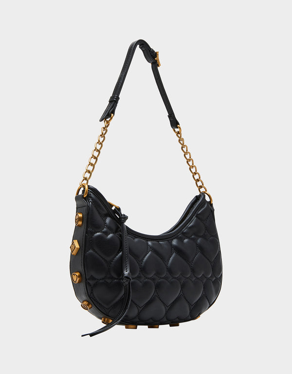 Betsey Johnson Icon Shoulder Bag Black