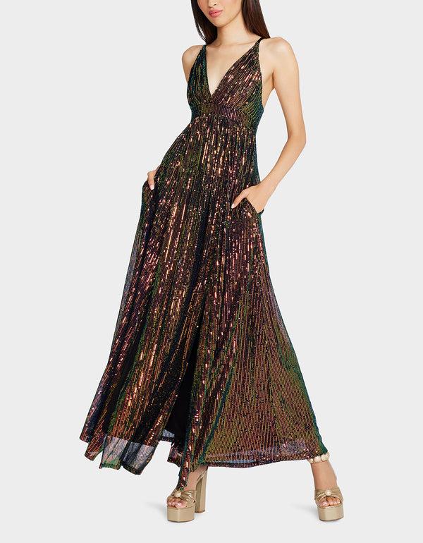 Betsey Johnson James Maxi Dress Multi