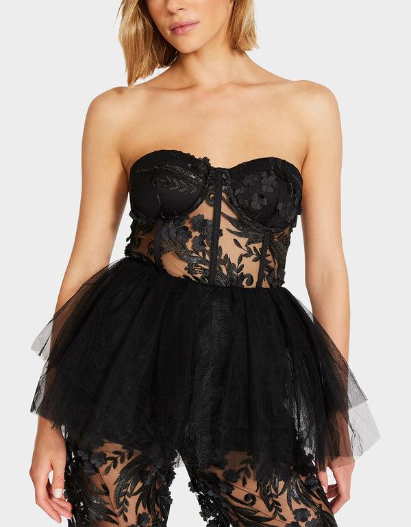 Betsey Johnson Jenna Jumpsuit Black