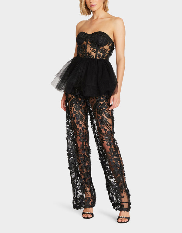 Betsey Johnson Jenna Jumpsuit Black