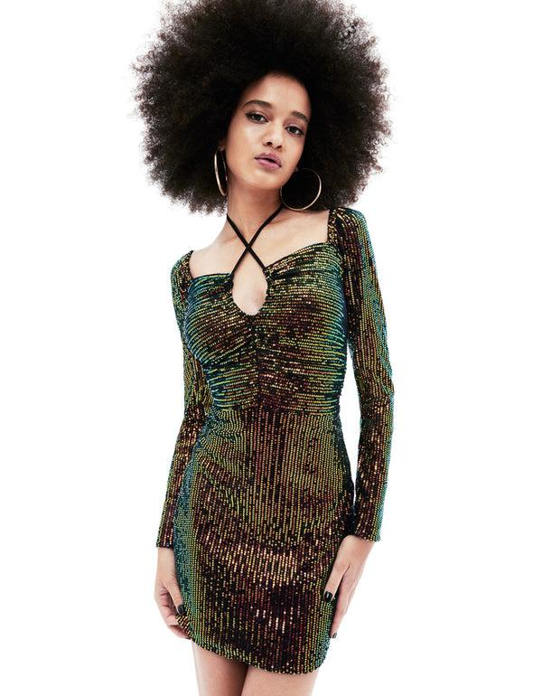 Betsey Johnson Kasey Mini Dress Multi