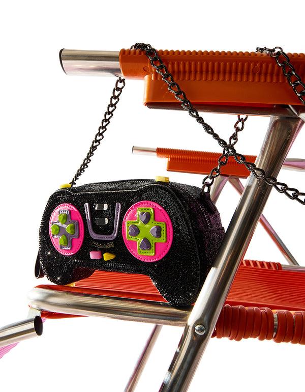 Betsey Johnson Kitsch Level Up Crossbody Black