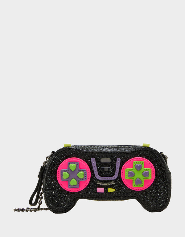betsey johnson Kitsch Level Up Crossbody Black