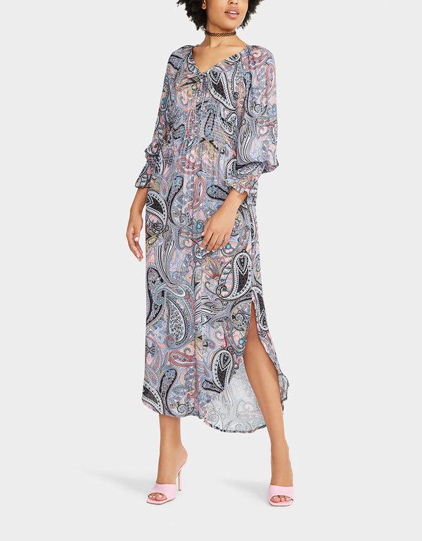 betsey johnson Let It Flow Midi Dress Blue