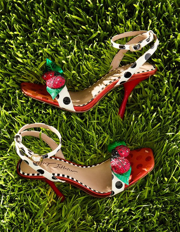 Betsey Johnson Lolla Red White Multi