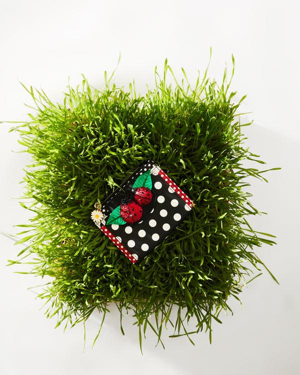 Betsey Johnson Lucky You Bifold Wallet Dots