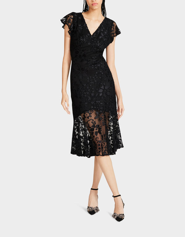betsey johnson Merlin Midi Dress Black