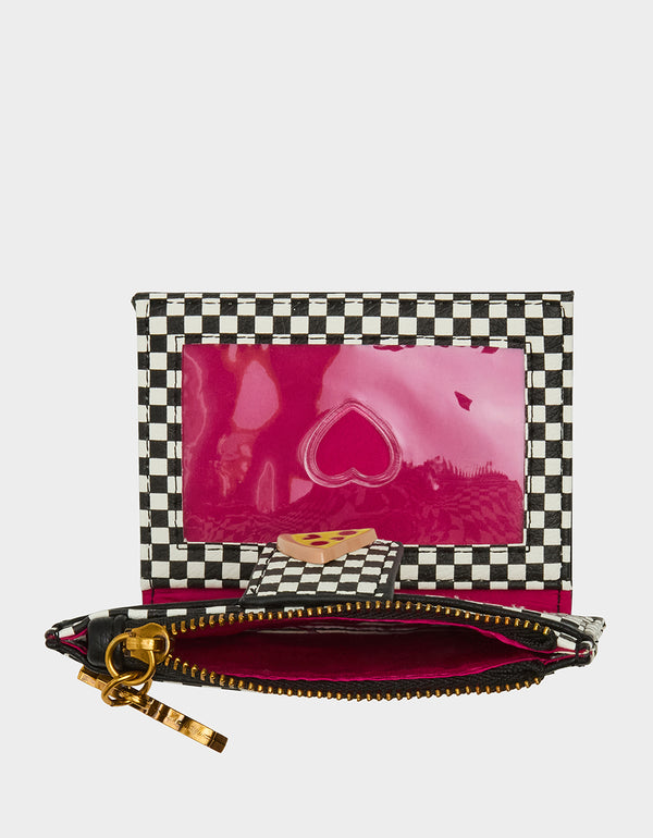 Betsey Johnson New Yawk Bifold Wallet Black Multi