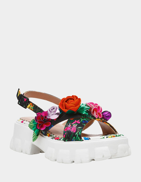 Betsey Johnson Nikitta Black Multi