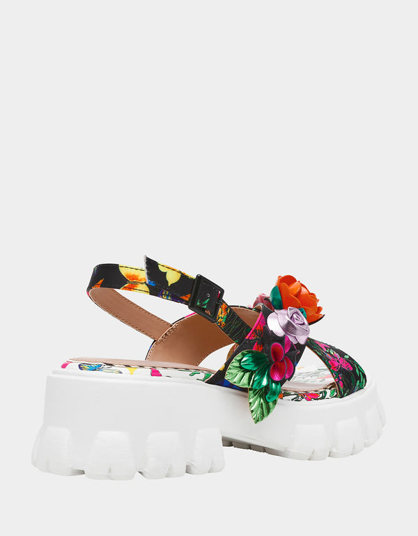 Betsey Johnson Nikitta Black Multi