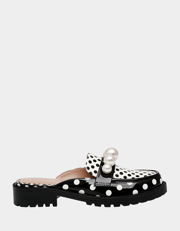 betsey johnson Norah Black Polka Dot
