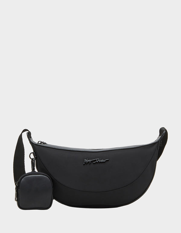 Betsey Johnson Nylon Sling Bag Black