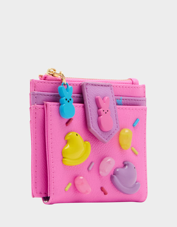 Betsey Johnson Peeps® Bifold Wallet Pink Multi