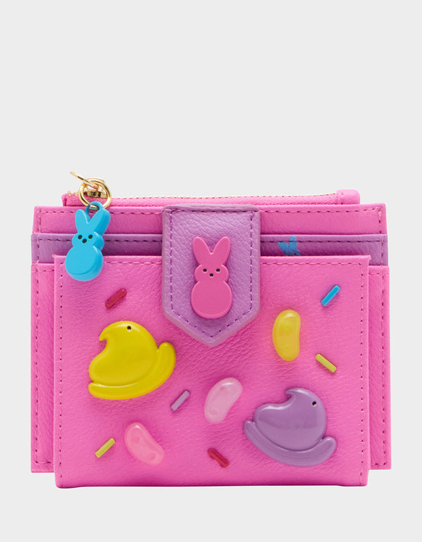 betsey johnson Peeps® Bifold Wallet Pink Multi