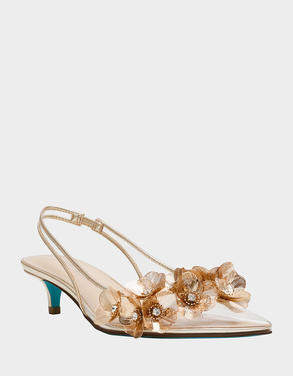 Betsey Johnson Robin Gold