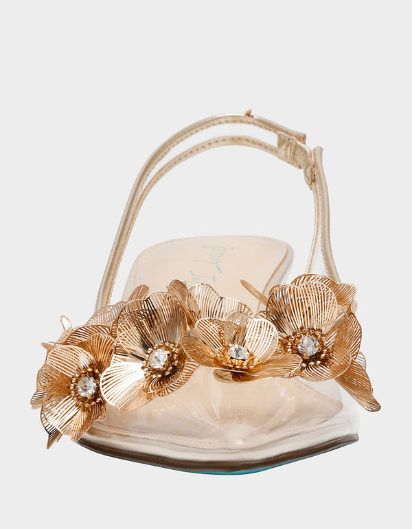 Betsey Johnson Robin Gold