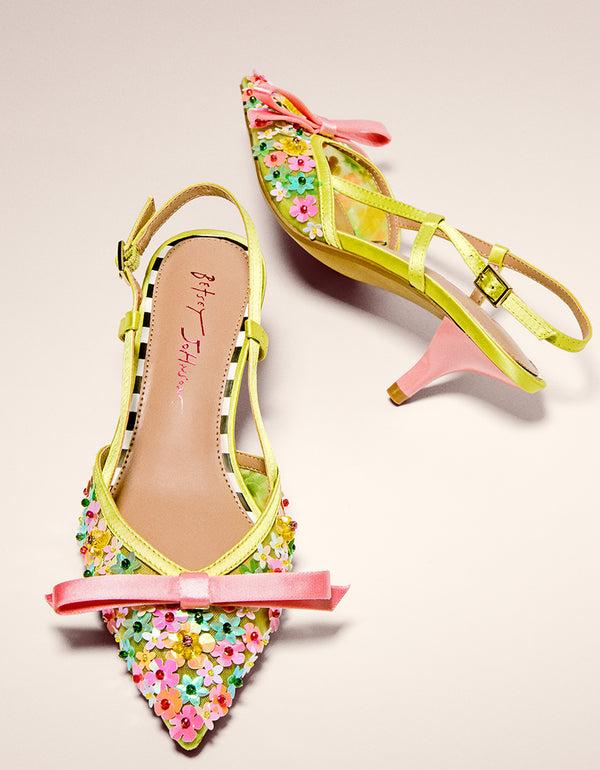 Betsey Johnson Sadyy Lime Multi