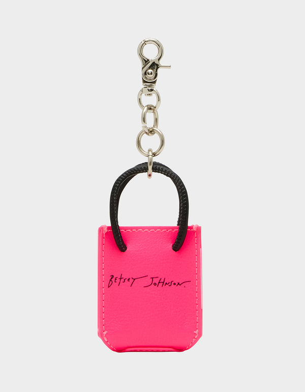 betsey johnson Shopper Bag Charm Pink