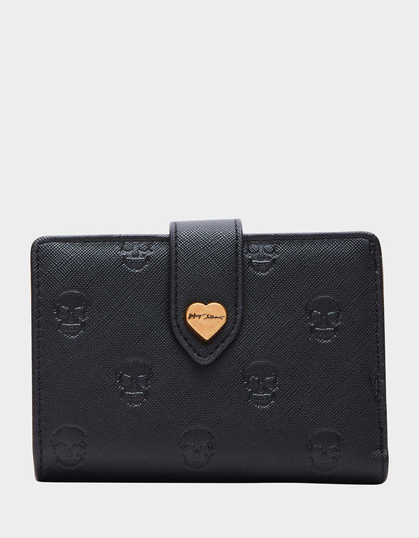betsey johnson Skullicious Bifold Wallet Black