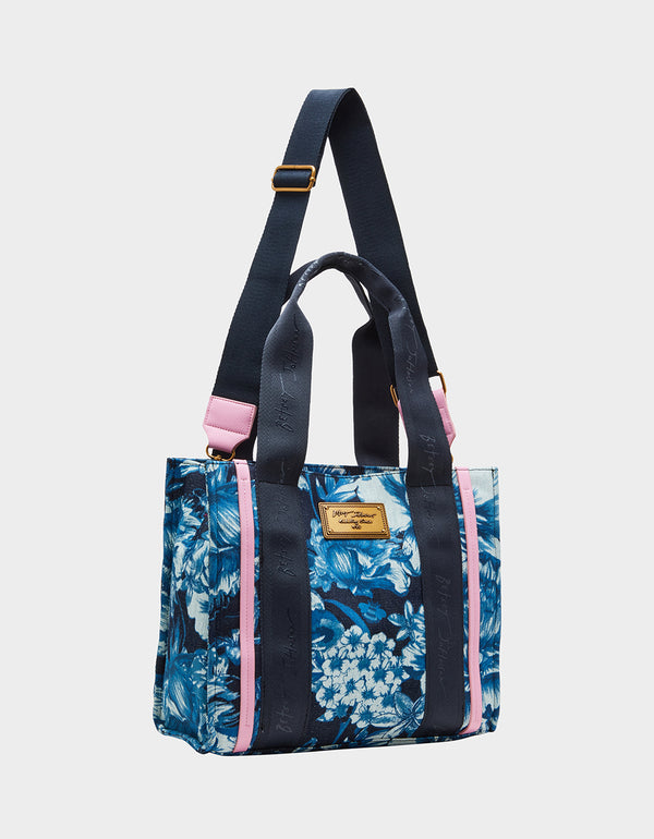 Betsey Johnson Small Denim Tote Blue