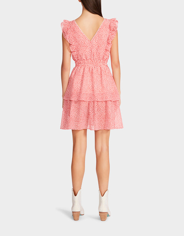 Betsey Johnson Tiny Hearts Mini Dress Pink