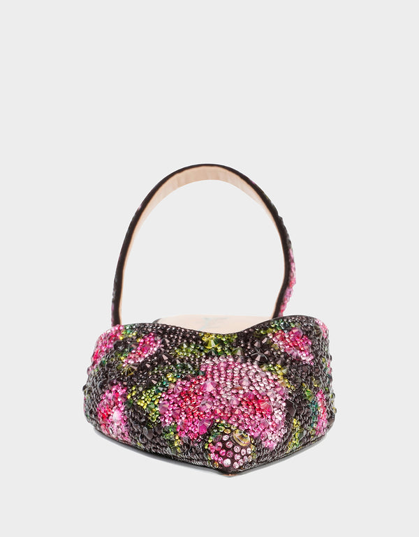 Betsey Johnson Vance Black/pink Floral