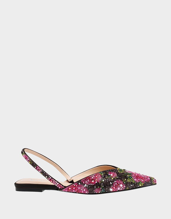 betsey johnson Vance Black/pink Floral