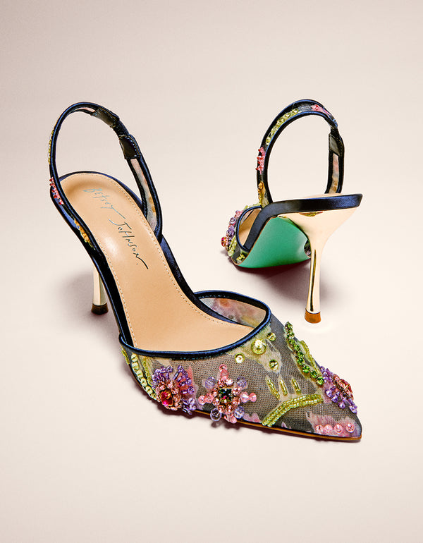 Betsey Johnson Velma Navy Multi