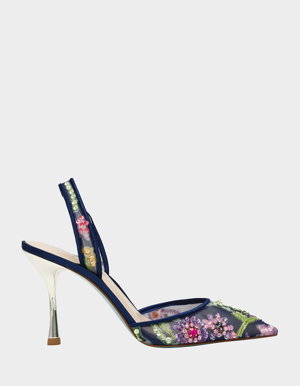 betsey johnson Velma Navy Multi