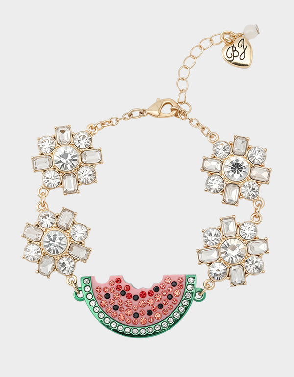 betsey johnson Betseys Backyard Watermelon Flex Bracelet Pink