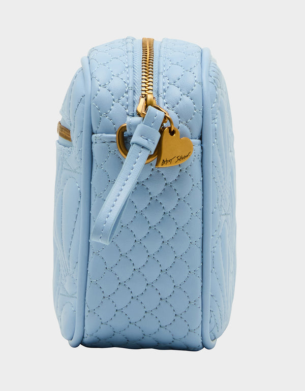 Betsey Johnson For Shore Soft Camera Crossbody Blue