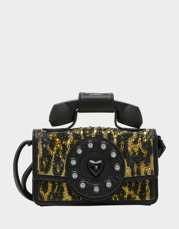 betsey johnson Kitsch Mini Leopard Phone Bag Leopard