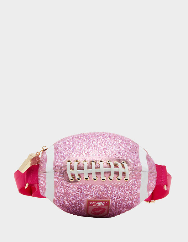 betsey johnson Kitsch Tackle Me Rhinestone Sling Pink