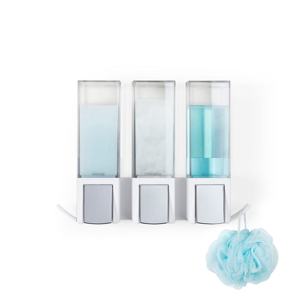 Better Living CLEVER Triple Shower Dispenser