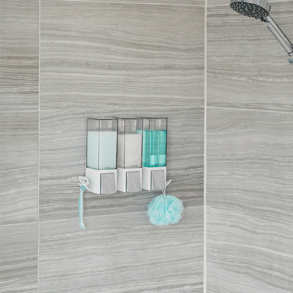 Better Living CLEVER Triple Shower Dispenser