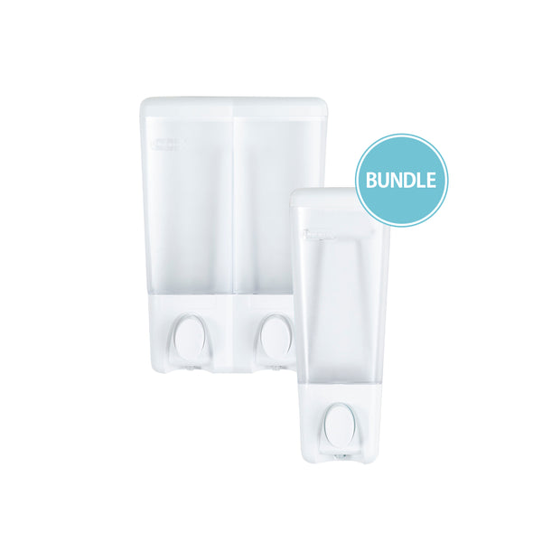 better living Bundle: CLEAR CHOICE Single Dispenser & Double Dispenser