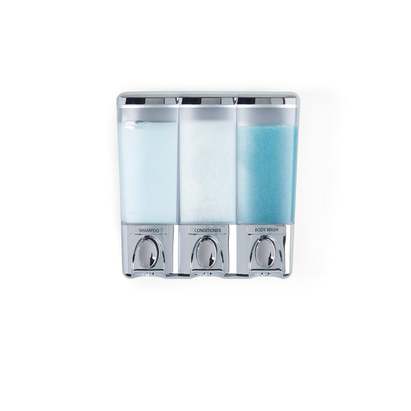 Better Living CLEAR CHOICE Shower Dispenser 3 Chamber