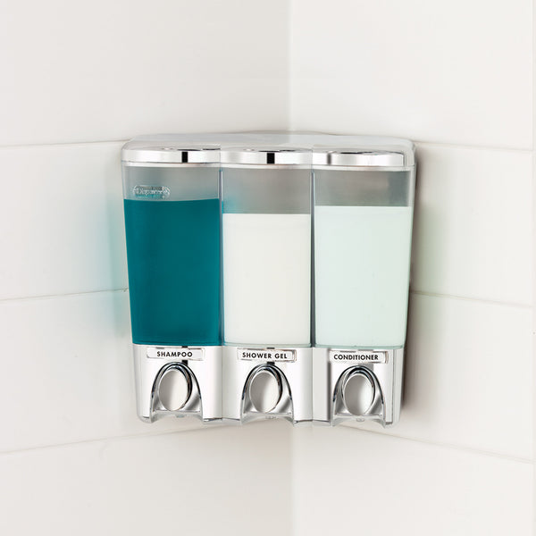 Better Living CLEAR CHOICE Shower Dispenser 3 Chamber