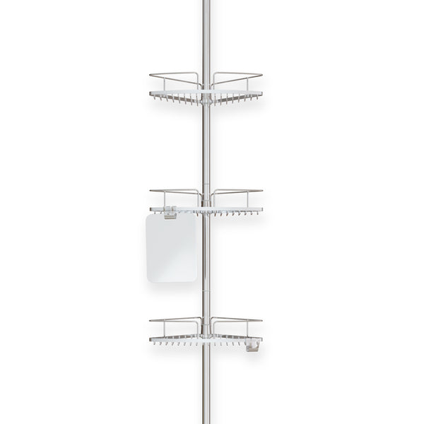 better living FINELINE 3 Tier Shower Caddy with Mirror