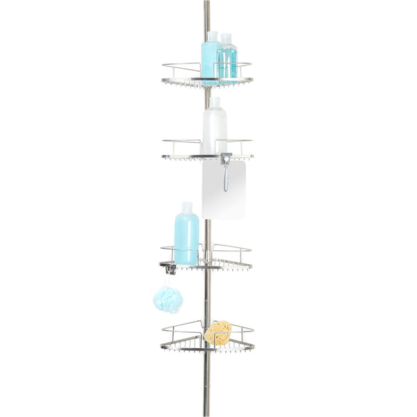Better Living FINELINE 4 Tier Shower Caddy W/ Mirror