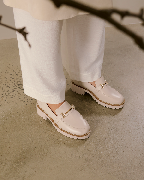 Betts AGATHA Leather Heeled Loafers