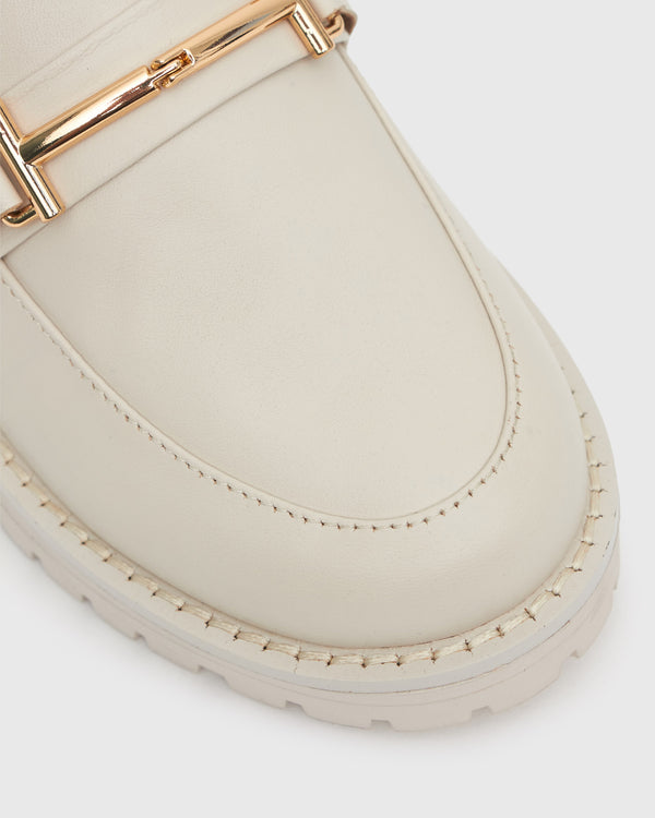 Betts AGATHA Leather Heeled Loafers