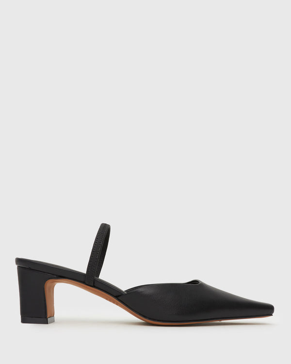 betts ALEX Square Toe Slingback Pumps