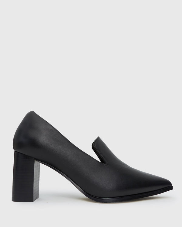 betts ANDO Leather Loafer Heels